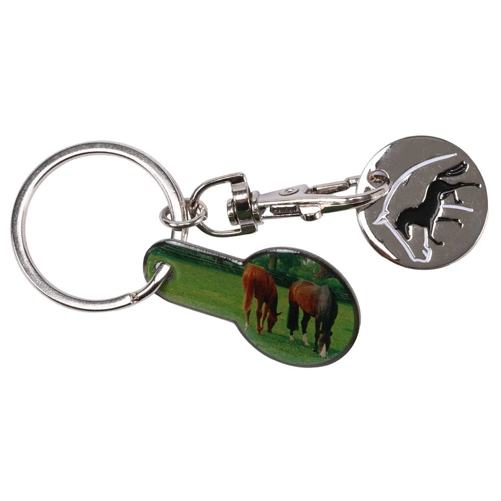 Happy Ross Coin Holder Key Ring Tool Horse