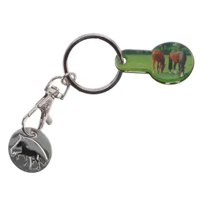 Happy Ross Coin Holder Key Ring Tool Horse