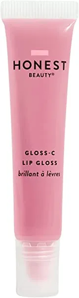Honest Beauty Gloss-C Lip Gloss, Rose Opal with Coconut Oil   Jojoba Seed Oil| EWG Certified   Dermatologist Tested & Vegan   Cruelty free | 0.33 fl. Oz
