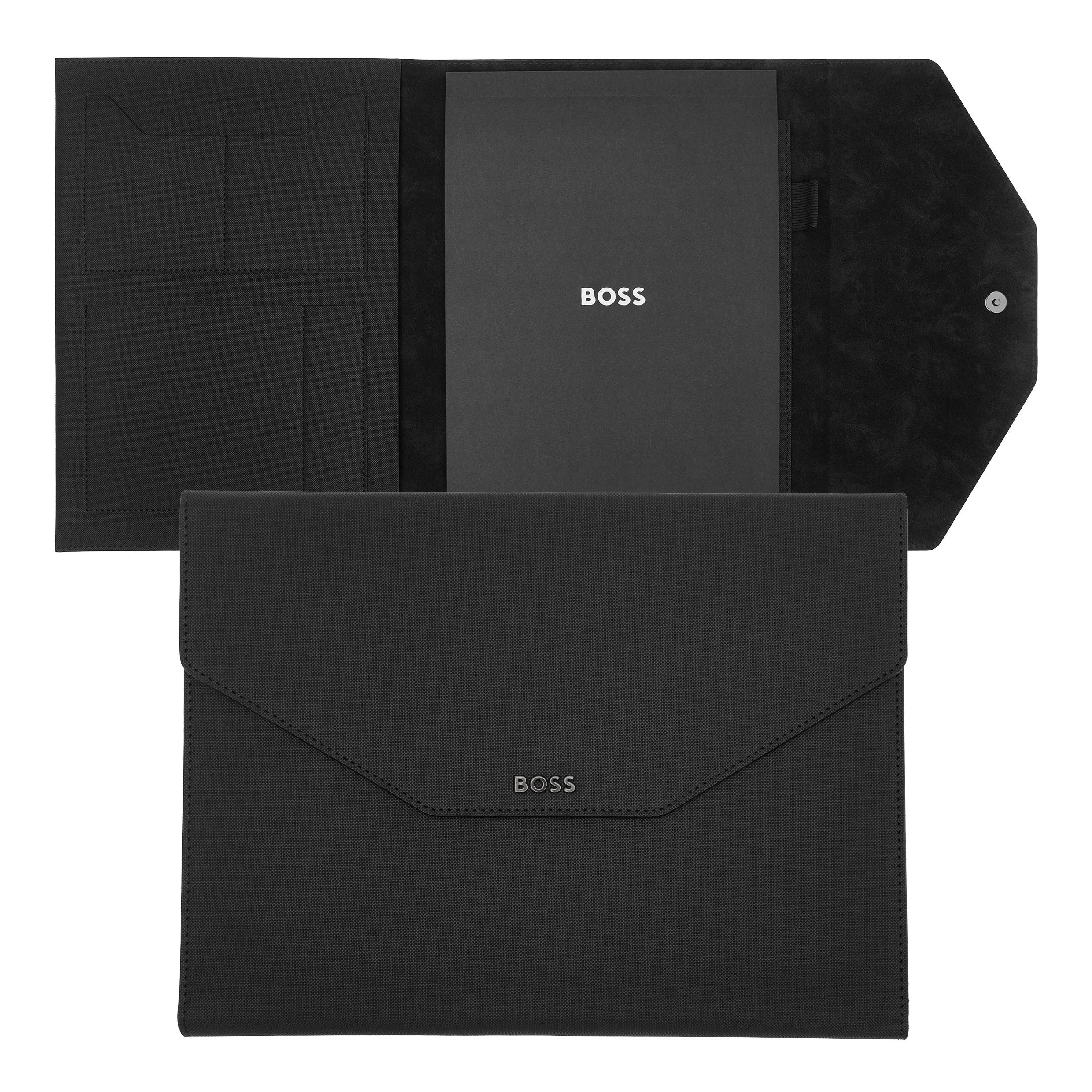 HUGO BOSS HPFKP443D - Set Rive (fountain pen, folder A4 & key ring)