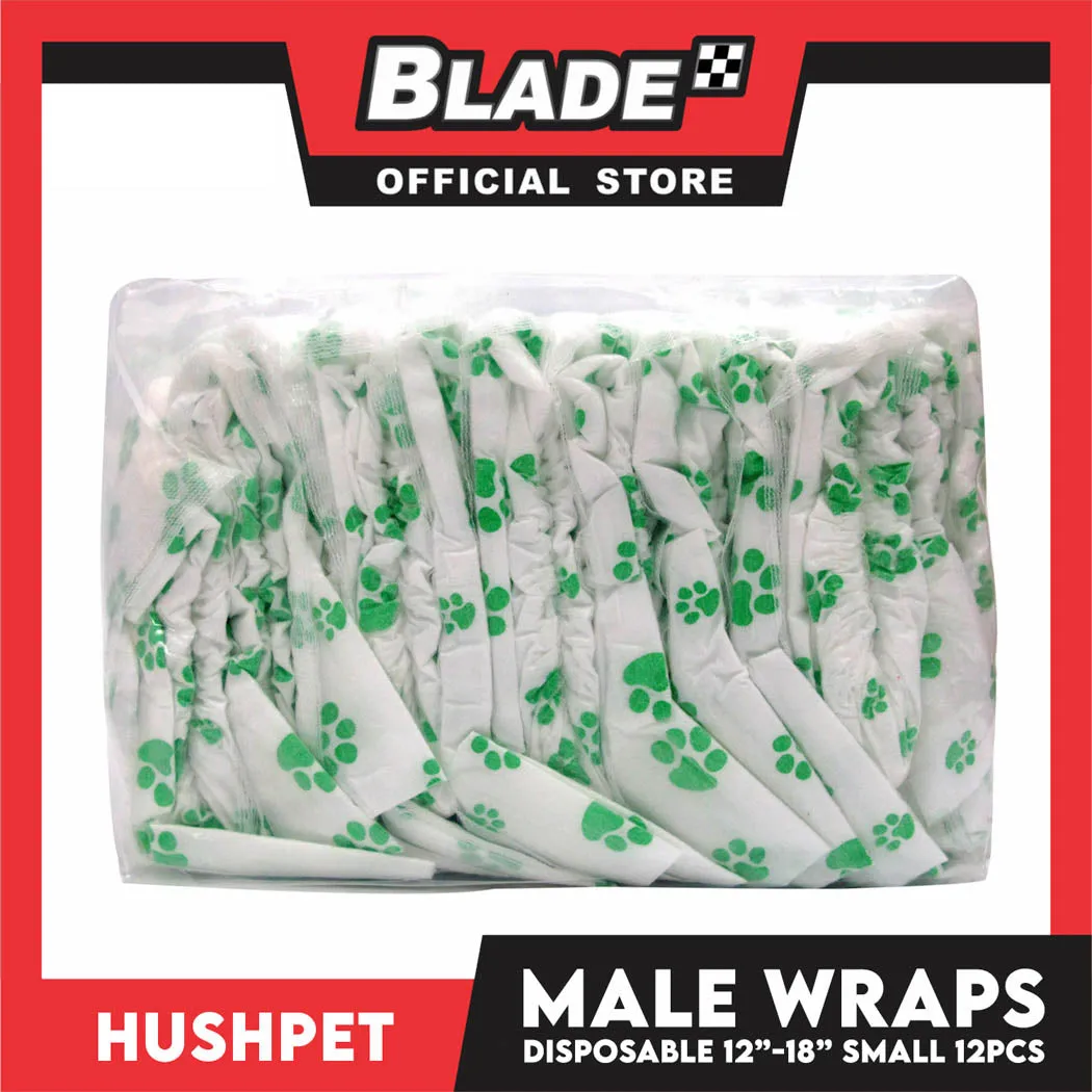 Hushpet Male Wrap Disposable Dog Diaper 12pcs. (Small)