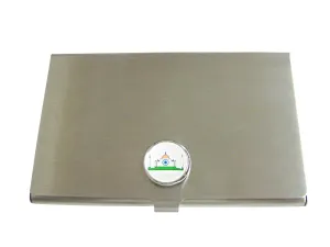 India Flag Taj Mahal Business Card Holder