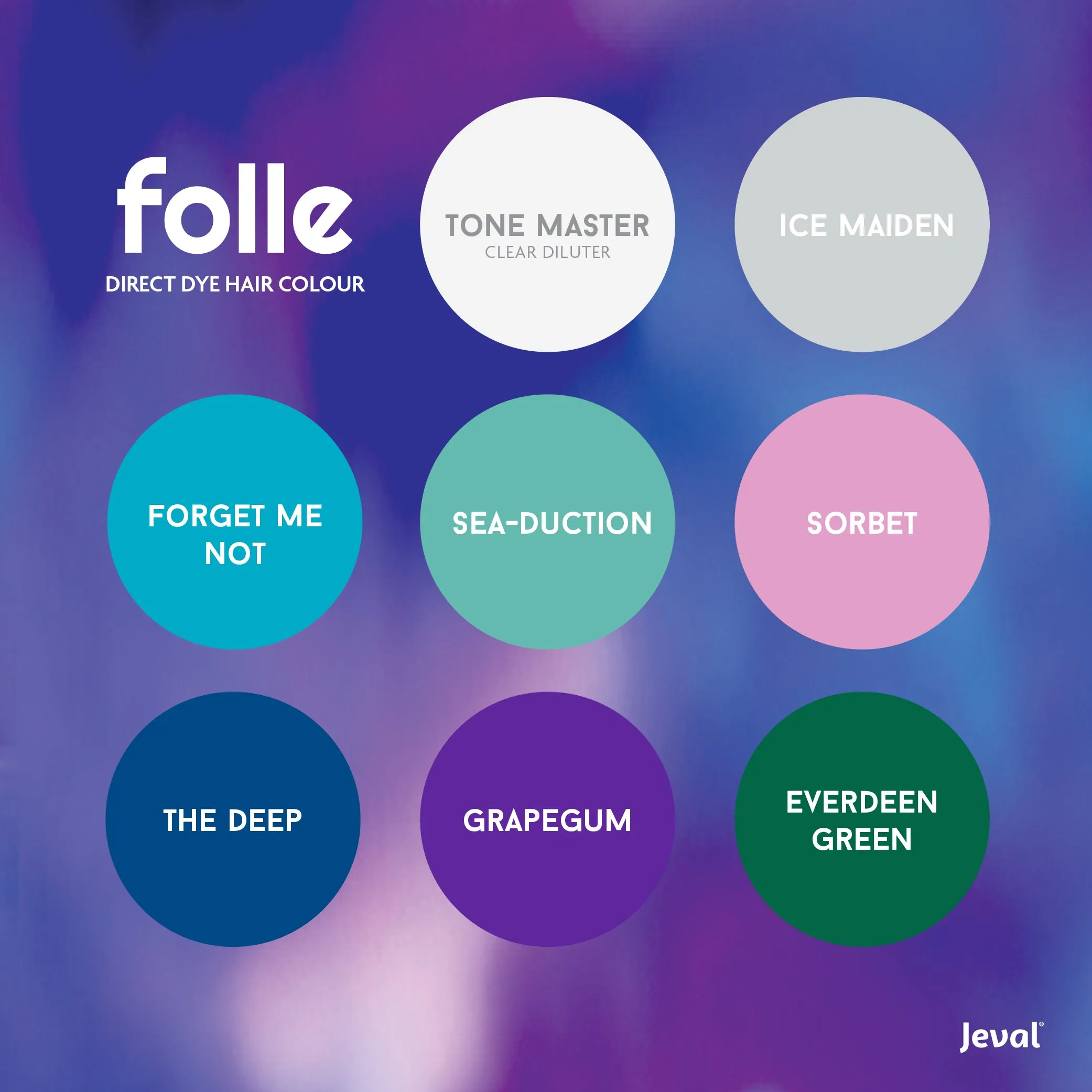 Jeval folle Forget Me Not Hair Colour 170ml