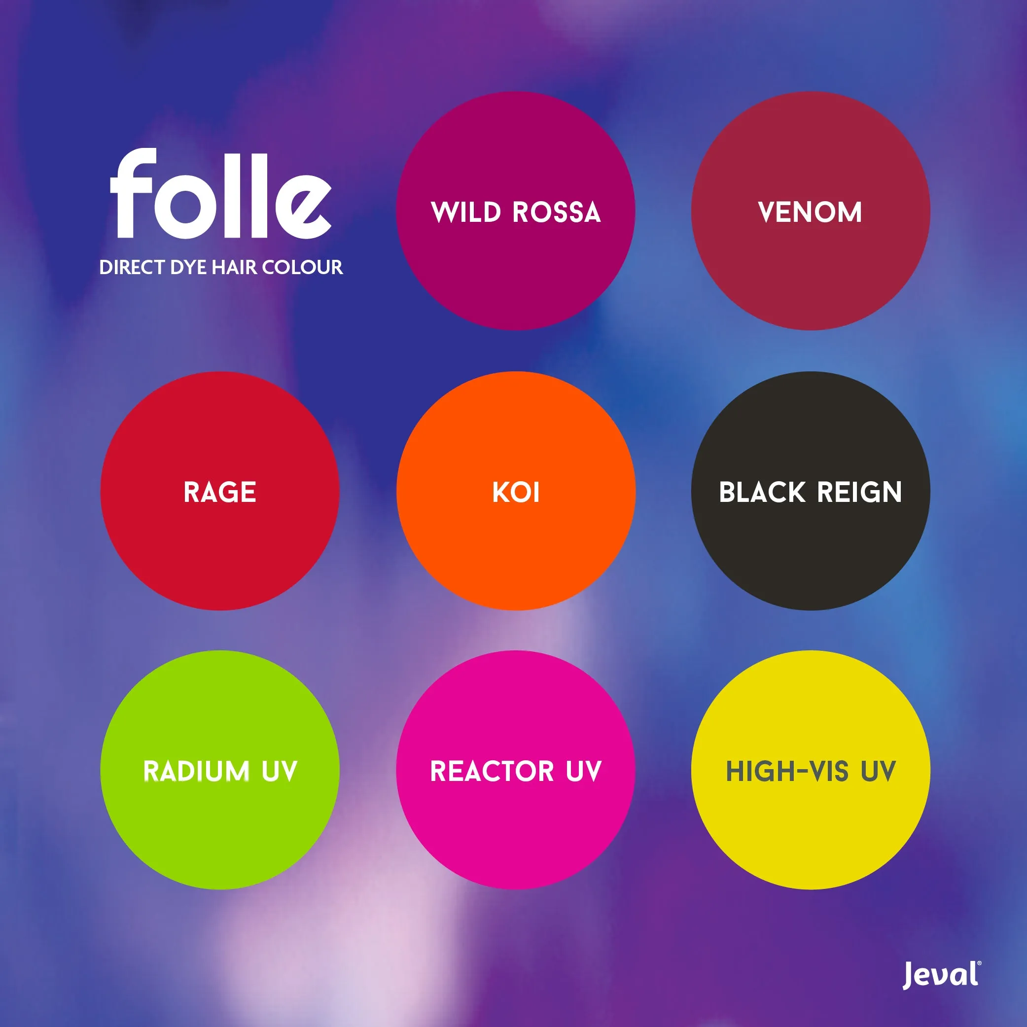 Jeval folle Reactor UV Hair Colour 170ml