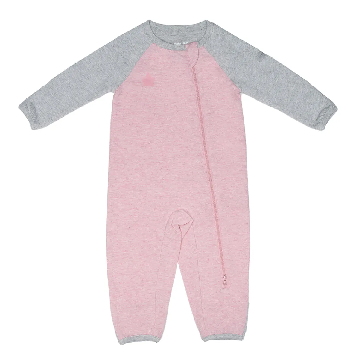 Juddlies Organic Playsuit - Dogwood Pink - 12-18m