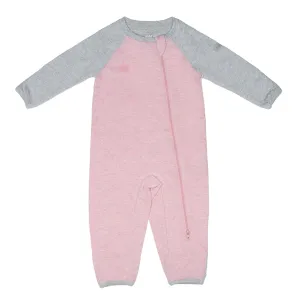 Juddlies Organic Playsuit - Dogwood Pink - 12-18m
