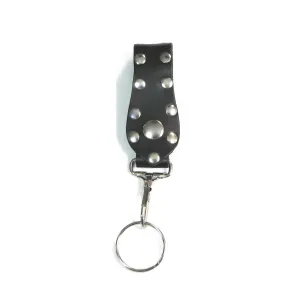 K07R  Large Studded Key Fob