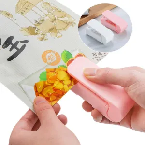 Kawaii Mini Heat Sealing Machine 🌟✨ | Adorable Portable Bag Sealer for Food & Crafts 🍱💕