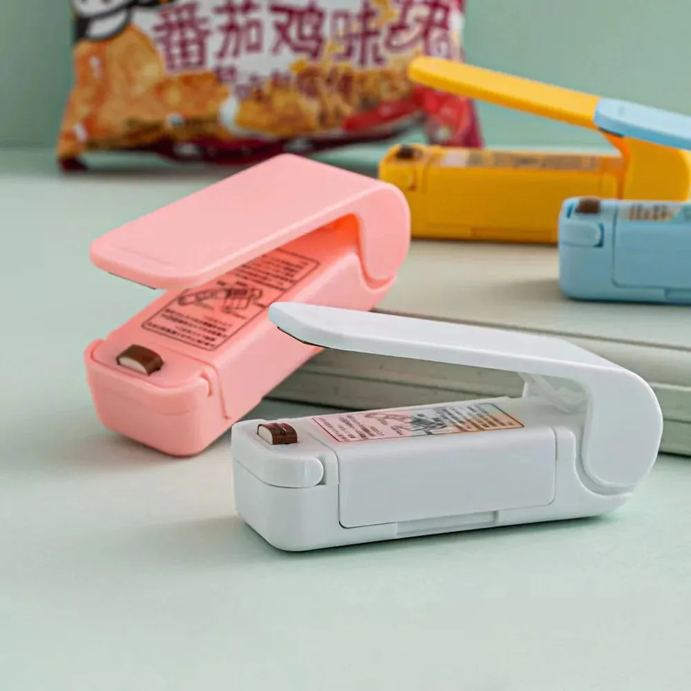 Kawaii Mini Heat Sealing Machine 🌟✨ | Adorable Portable Bag Sealer for Food & Crafts 🍱💕