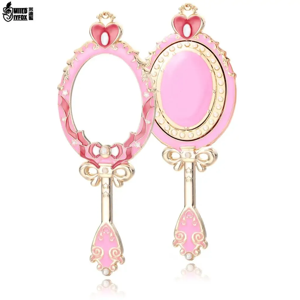 Kawaii Sailor  Butterfly Makeup Mirror ✨🌙 | Cute Pearl Handheld Cosmetic Mirror for Beauty Lovers 💖🦋