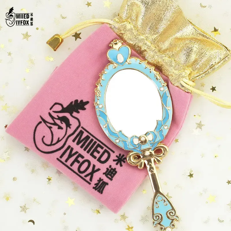 Kawaii Sailor  Butterfly Makeup Mirror ✨🌙 | Cute Pearl Handheld Cosmetic Mirror for Beauty Lovers 💖🦋