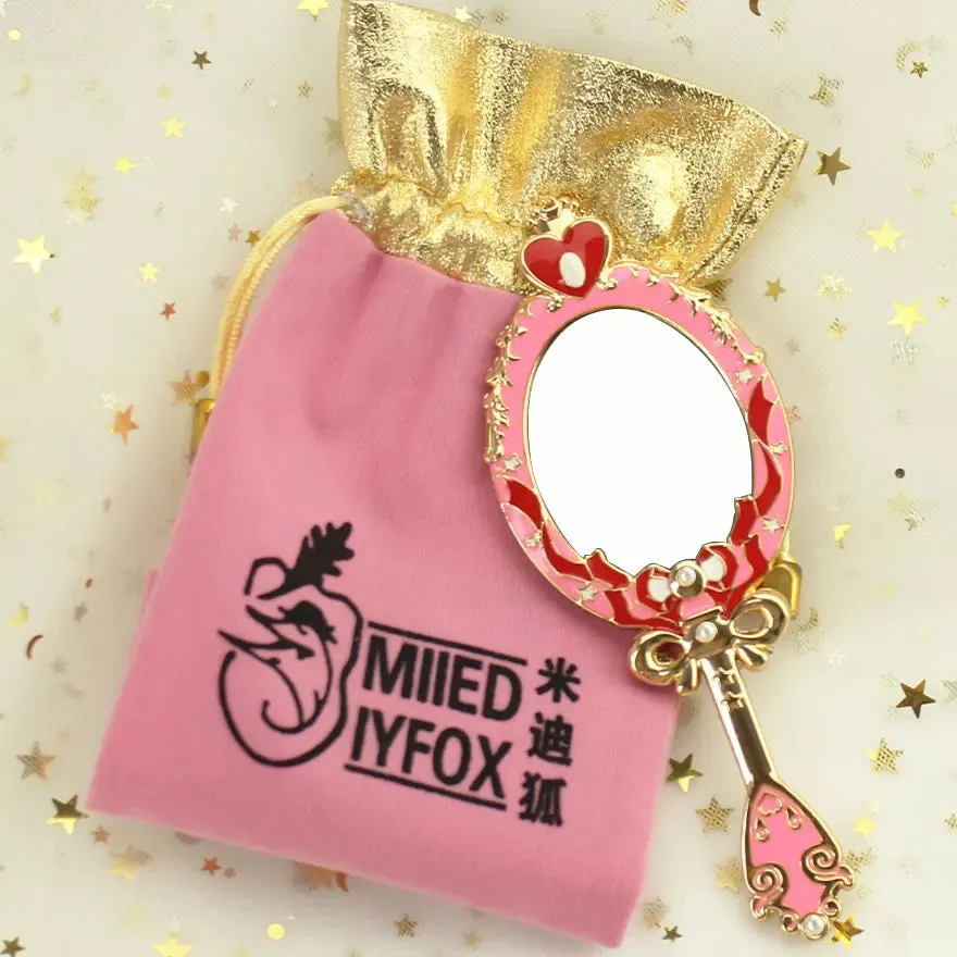 Kawaii Sailor  Butterfly Makeup Mirror ✨🌙 | Cute Pearl Handheld Cosmetic Mirror for Beauty Lovers 💖🦋