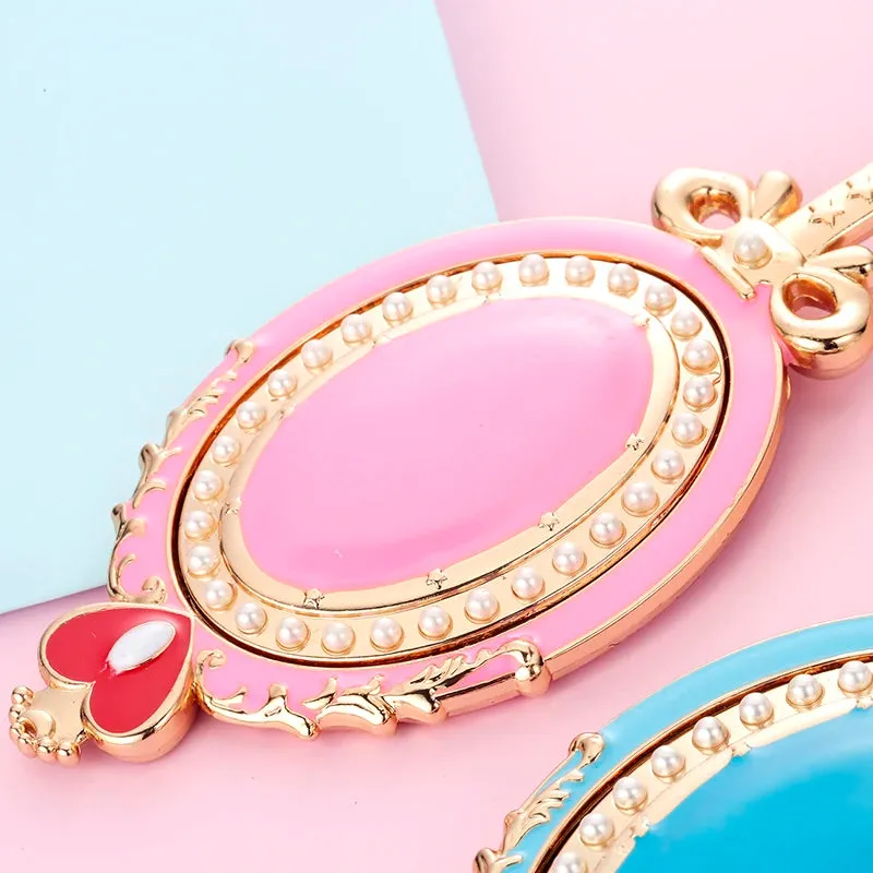 Kawaii Sailor  Butterfly Makeup Mirror ✨🌙 | Cute Pearl Handheld Cosmetic Mirror for Beauty Lovers 💖🦋