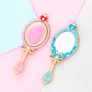 Kawaii Sailor  Butterfly Makeup Mirror ✨🌙 | Cute Pearl Handheld Cosmetic Mirror for Beauty Lovers 💖🦋