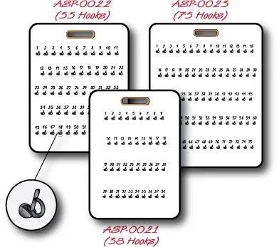 Key Board Spring Hooks