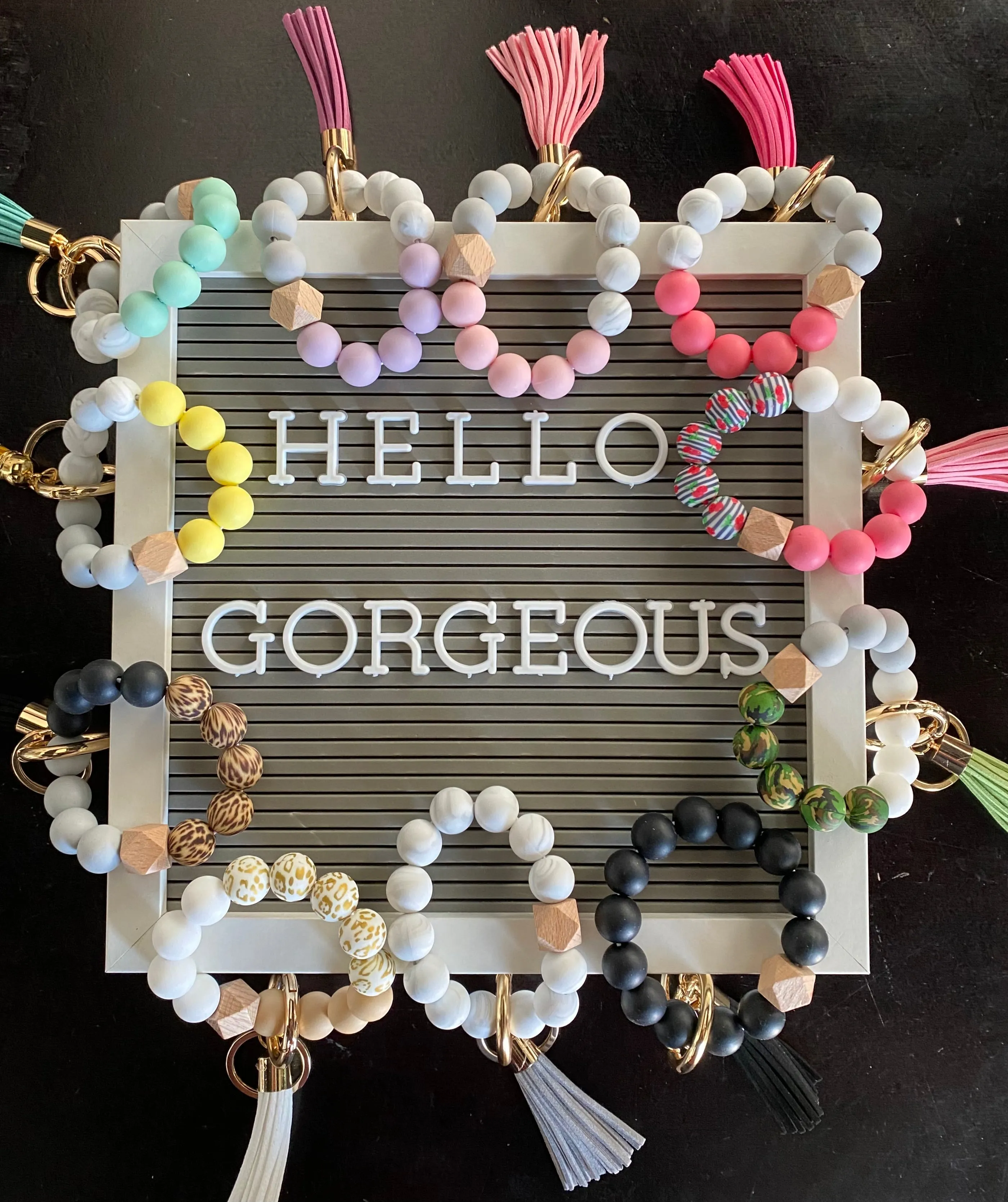 Key Ring Bangle Bracelet