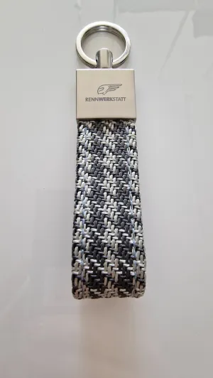 KeyRing - Houndstooth 'R' (modern) ARGATE GREY - 911 R 50th Anniversary - New Version