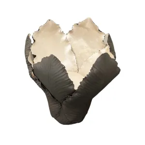 KIDDEE TAMDEE Leaf Candle Holder XL - Grey Pearl