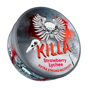 KILLA STRAWBERRY LYCHEE NICOTINE POUCHES - 20PCS - 12.8MG
