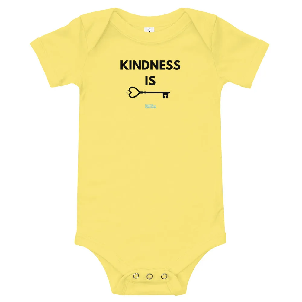 Kindness is Key - Onesie - Black Print