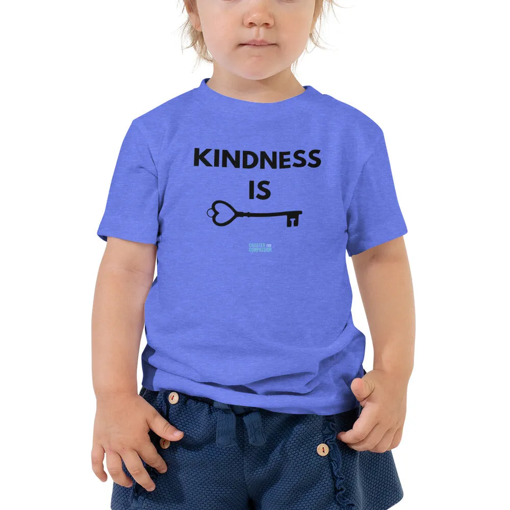 Kindness is Key - Toddler Tee - Black Print