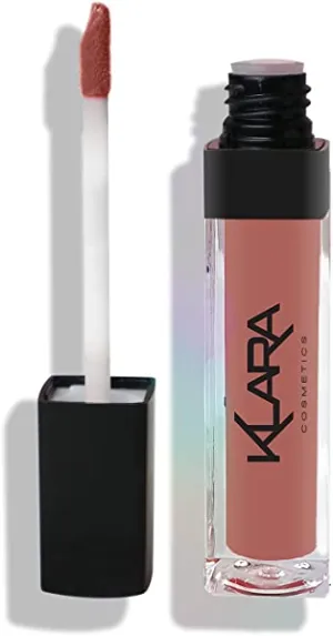Klara Cosmetics Kiss Proof Lipstick 22 Liquid Matte Nude Natural Long Lasting 100 Color Pigment, 1 Count