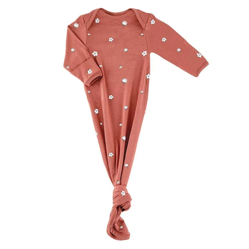 Knotted Gown - Cotton Blossom