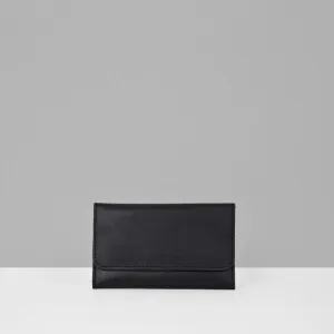 leather wallet S in black
