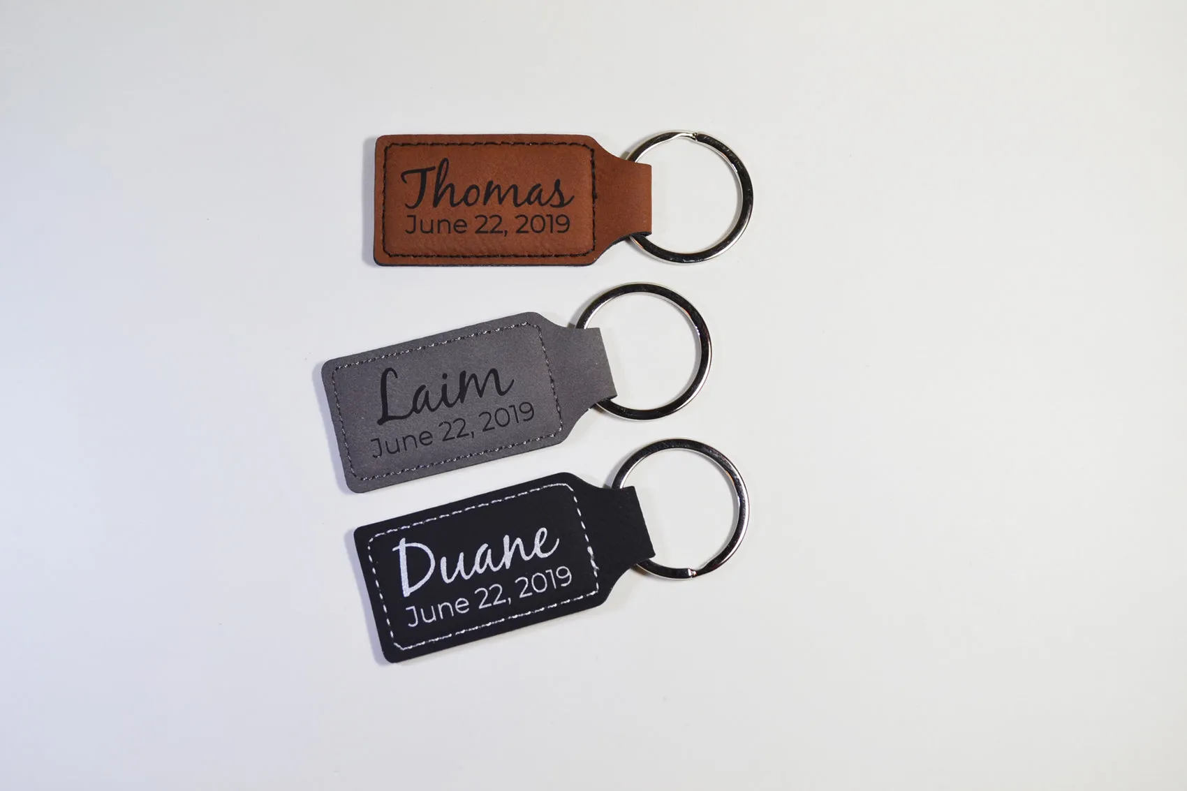 Leatherette Keychain