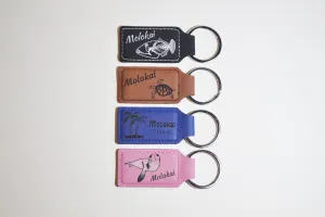 Leatherette Keychain