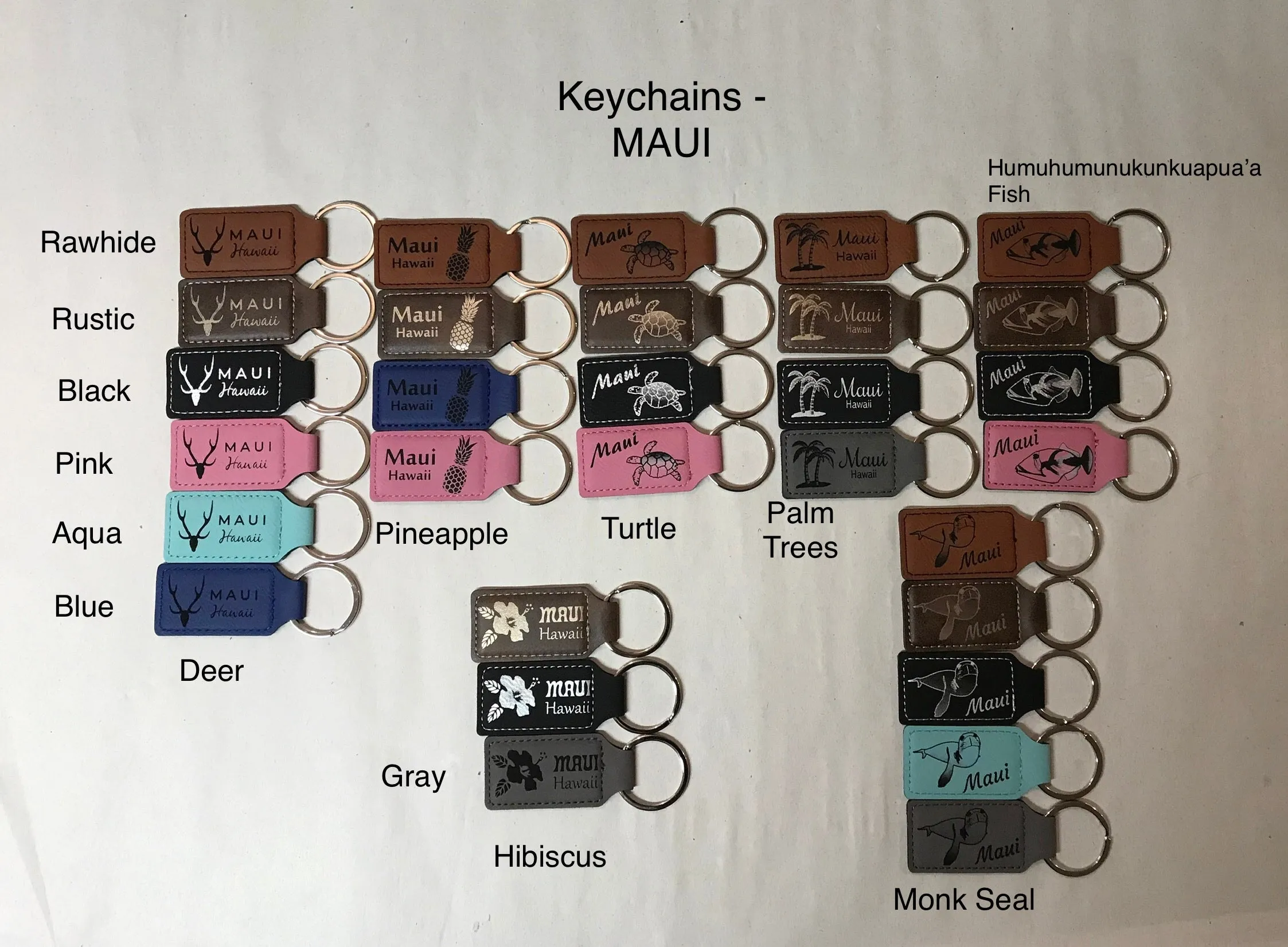 Leatherette Keychain