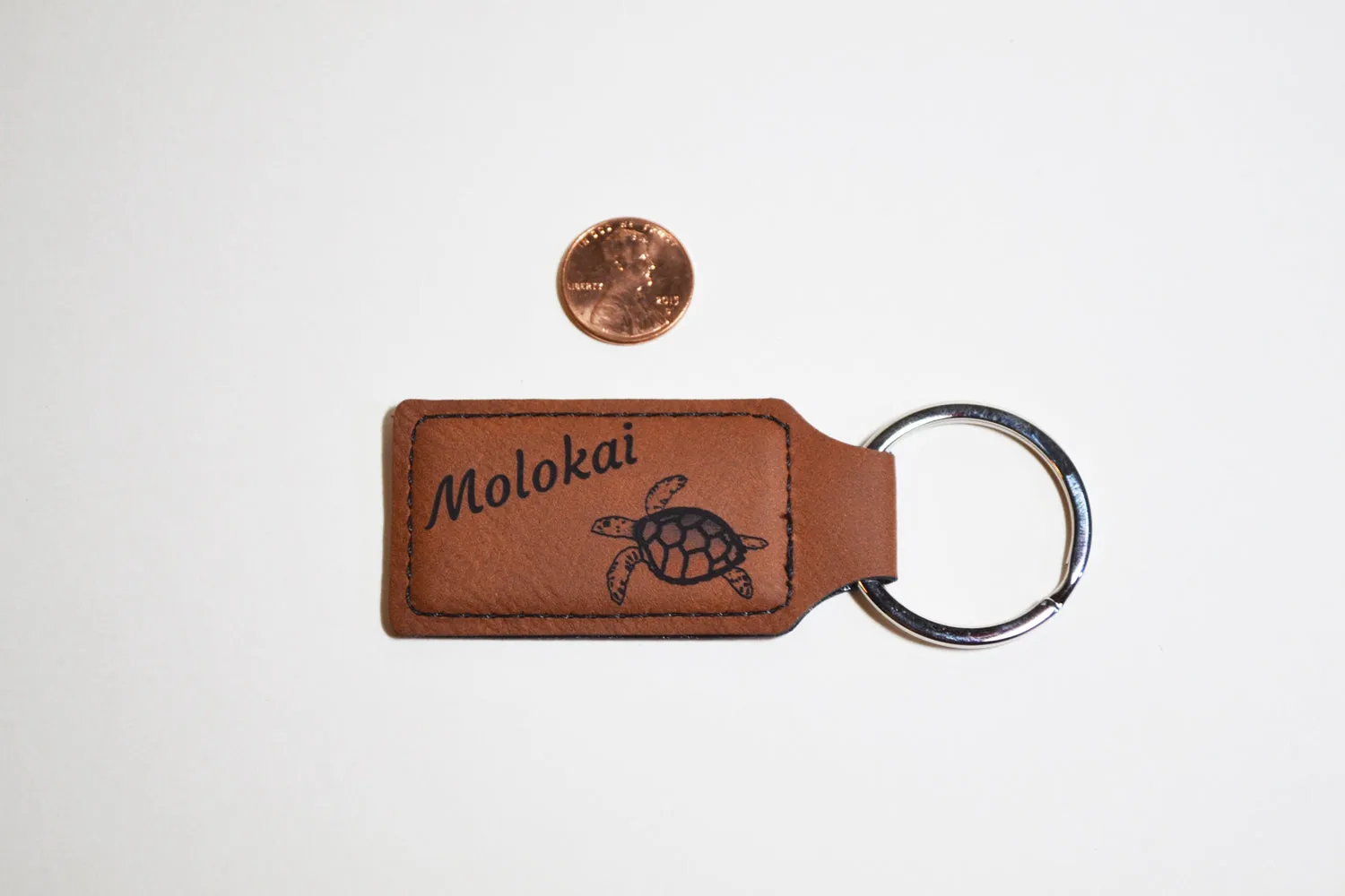 Leatherette Keychain