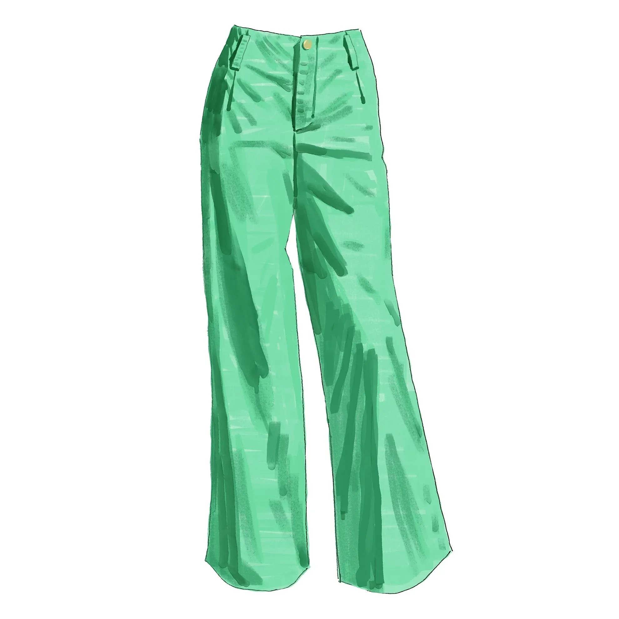 Lightweight Denim Wide Legs