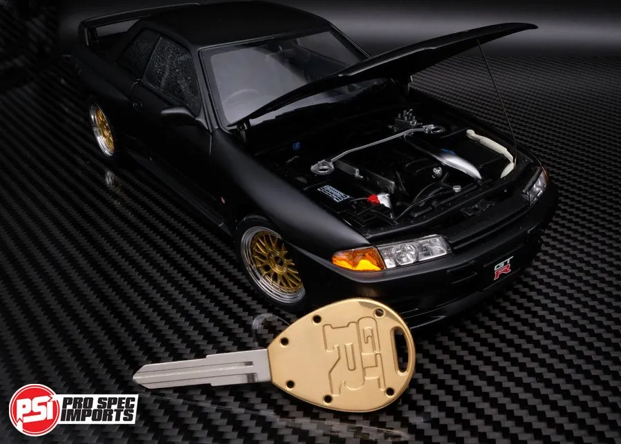 Limited Edition (99pc) 18K Gold Titanium Skyline GT-R Key Blank for R32 / R33