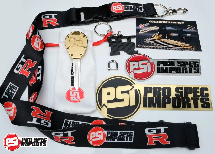 Limited Edition (99pc) 18K Gold Titanium Skyline GT-R Key Blank for R32 / R33