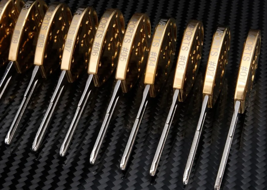 Limited Edition (99pc) 18K Gold Titanium Skyline GT-R Key Blank for R32 / R33