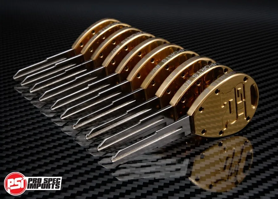 Limited Edition (99pc) 18K Gold Titanium Skyline GT-R Key Blank for R32 / R33