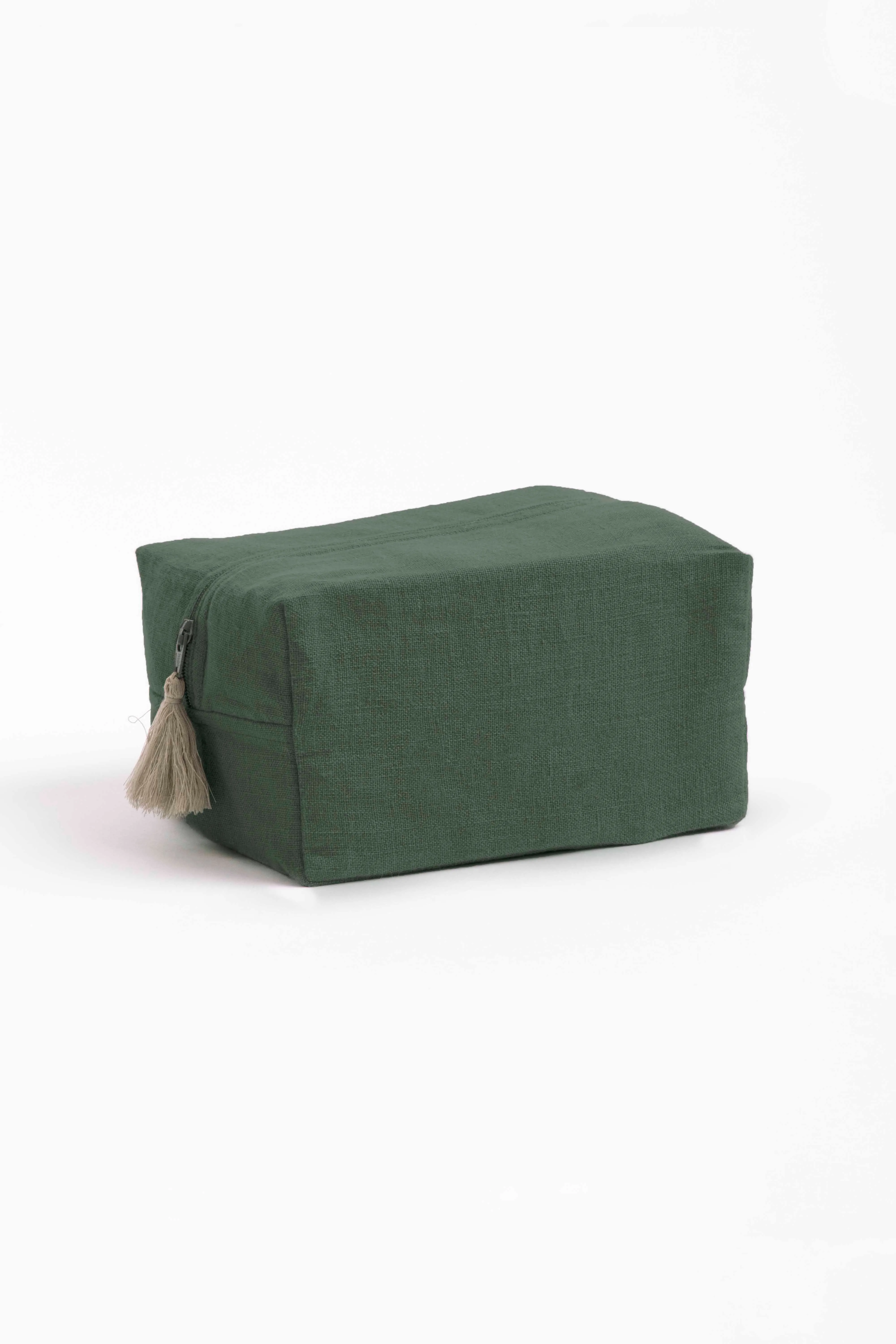 Linen Pouch-Angora White