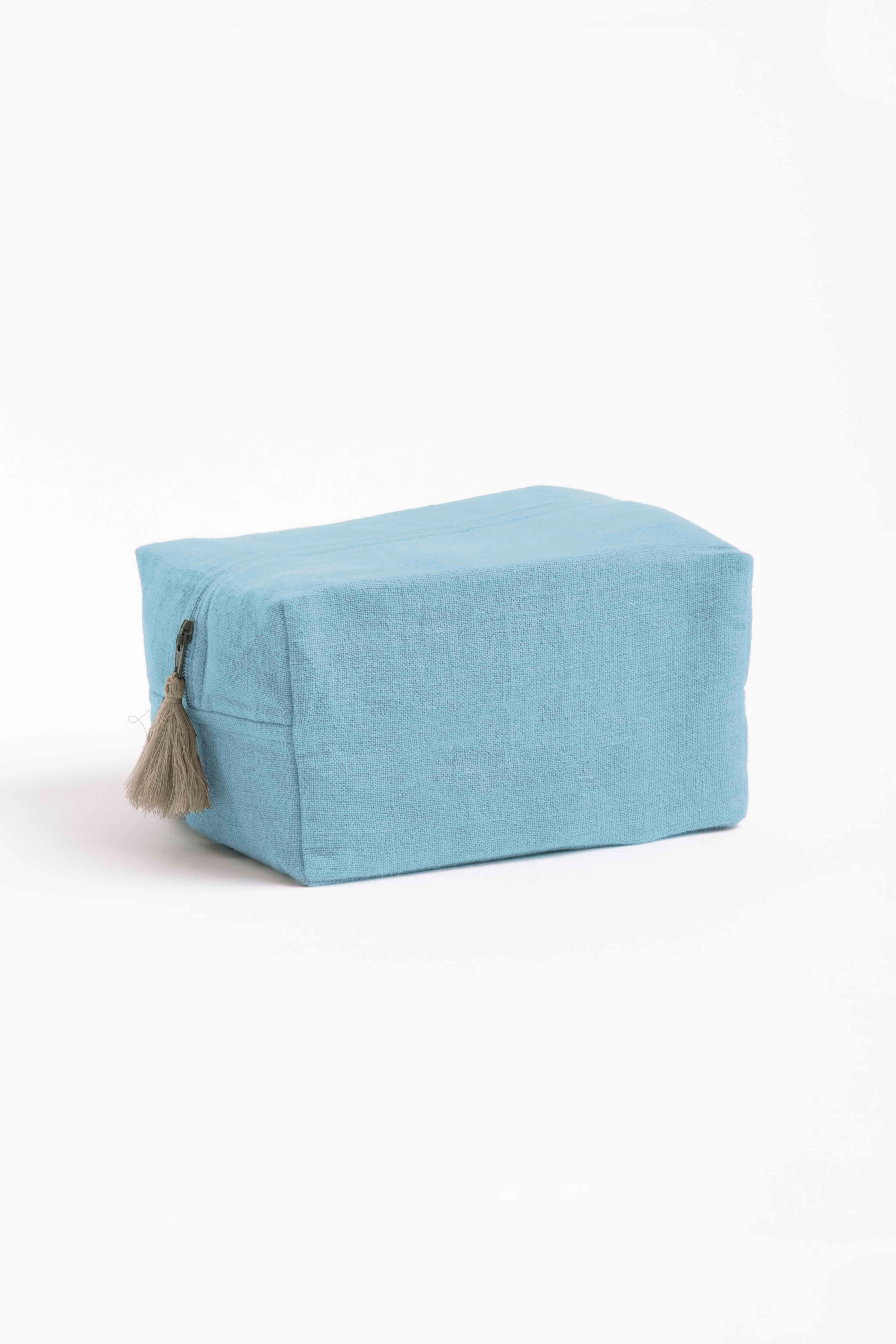 Linen Pouch-Angora White