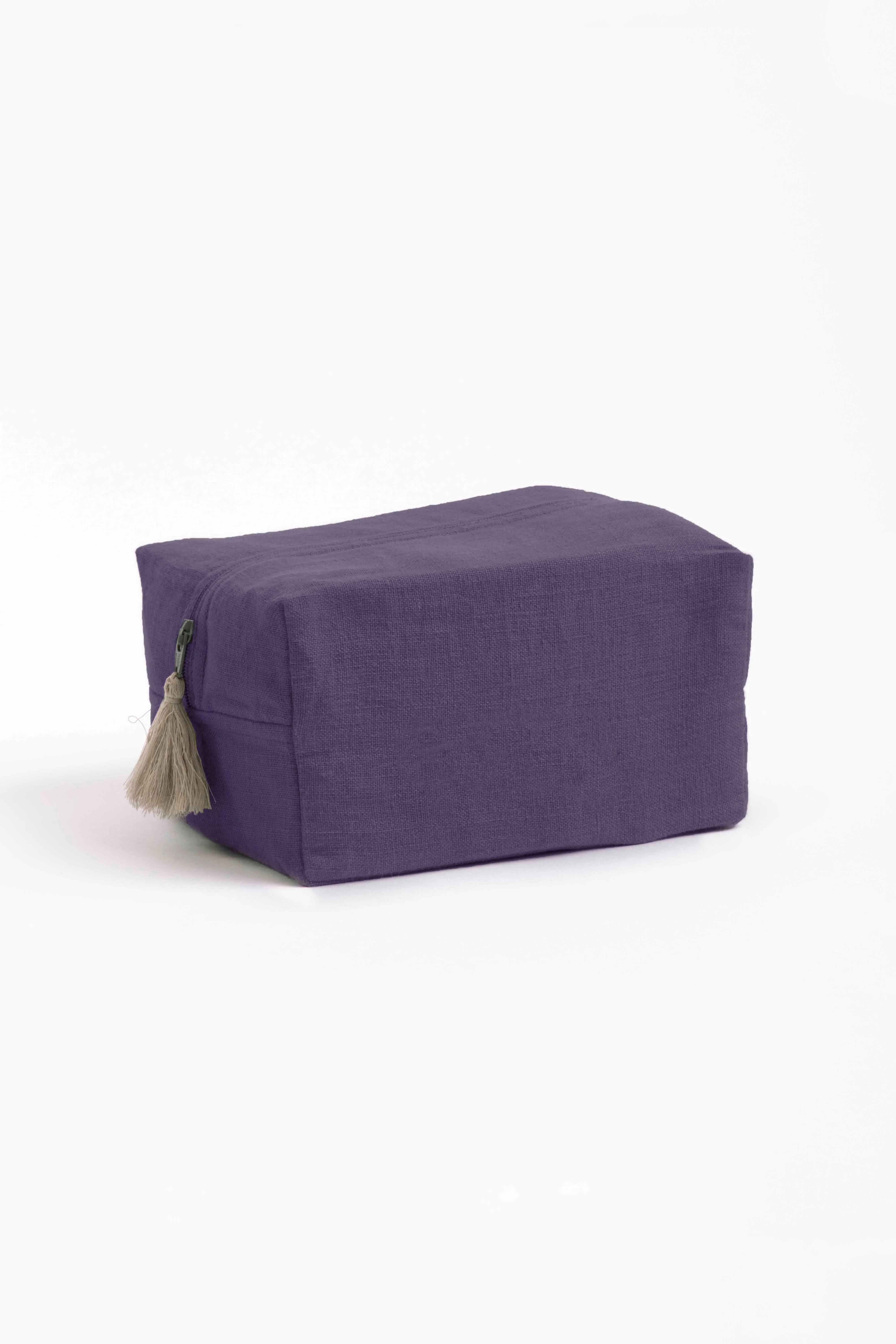Linen Pouch-Angora White