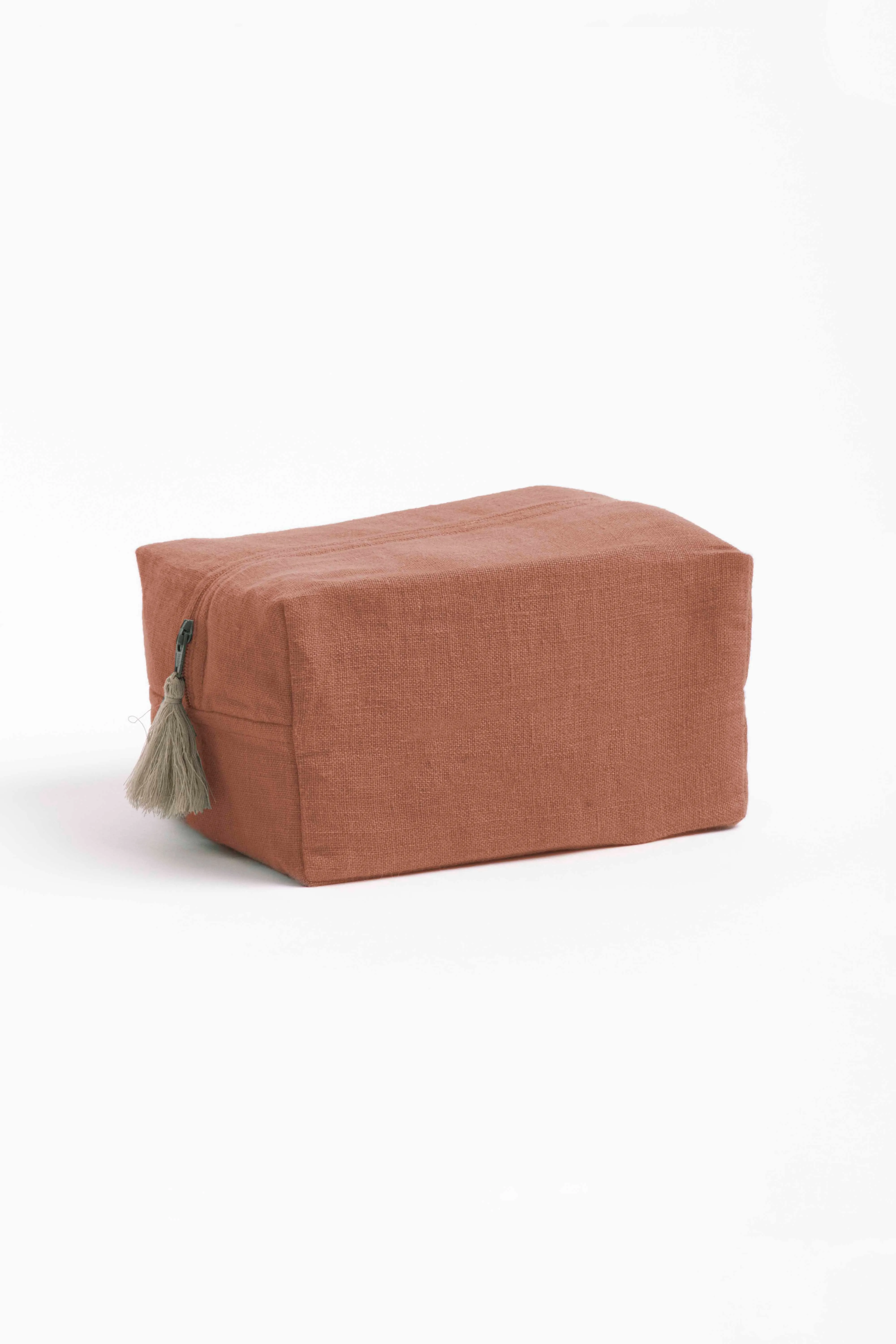 Linen Pouch-Angora White
