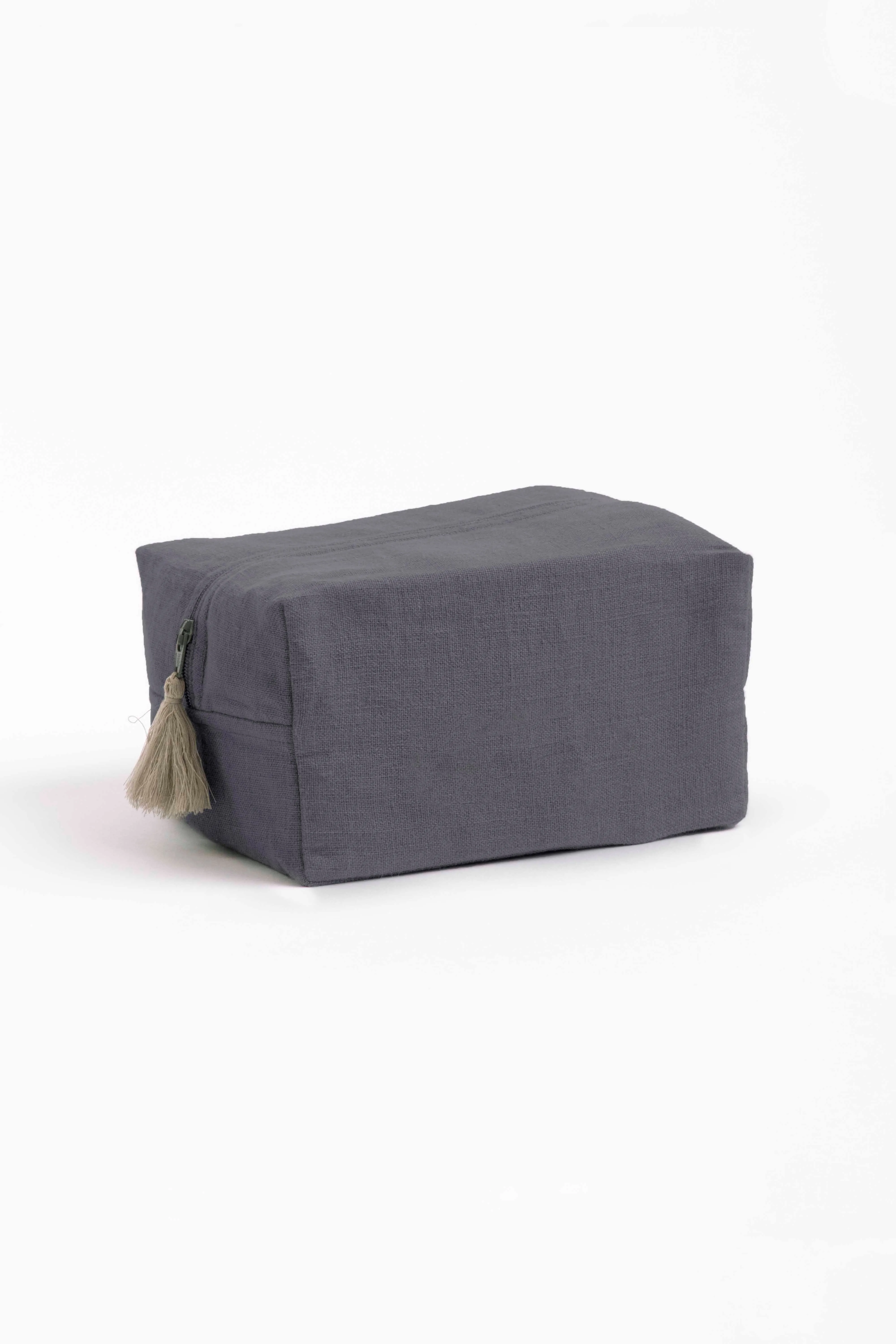 Linen Pouch-Angora White