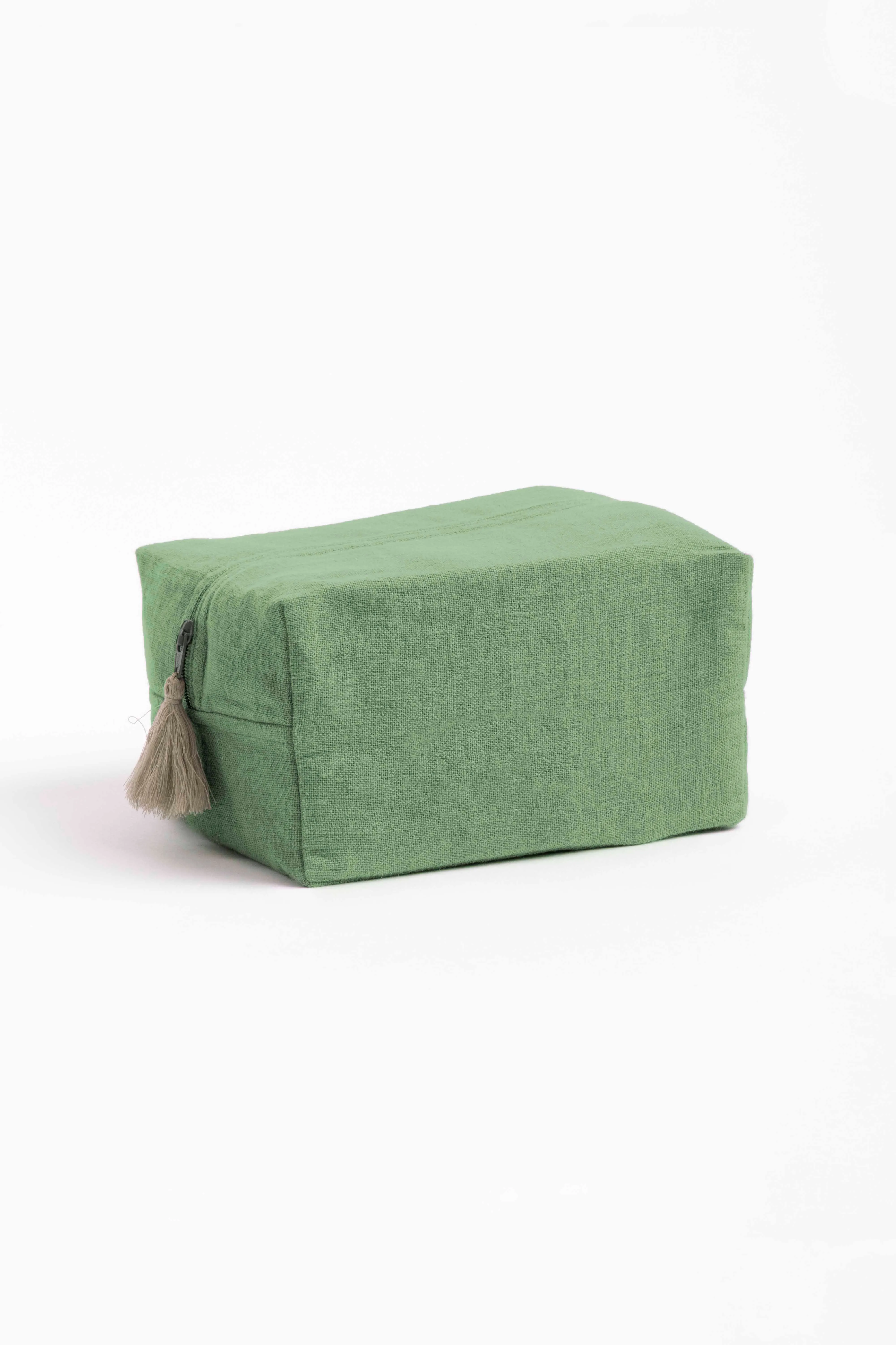 Linen Pouch-Angora White