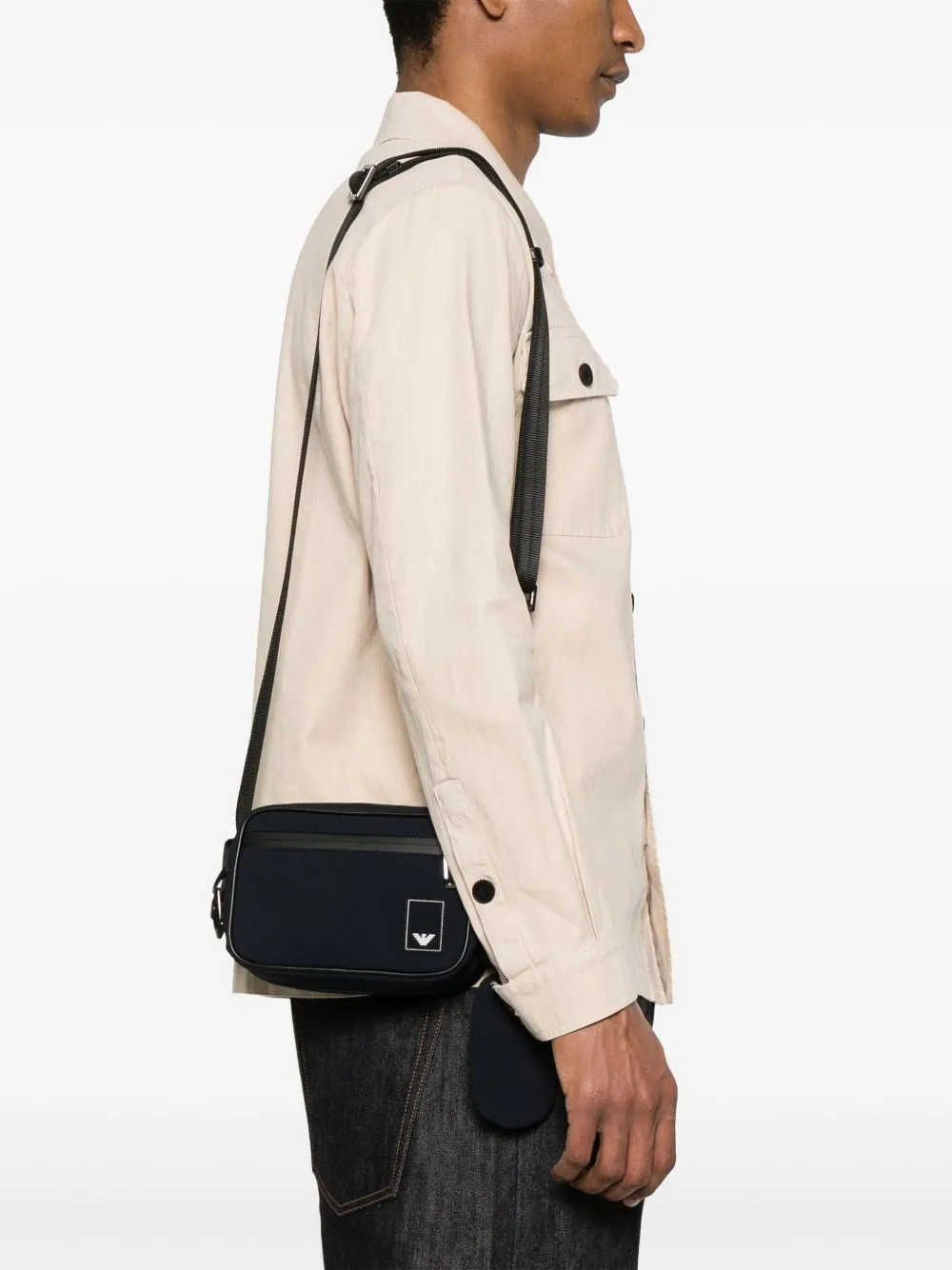 Logo nylon pouch