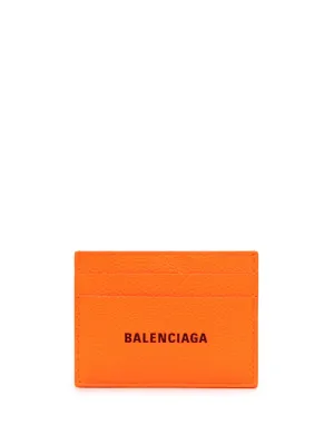 Logo-Print Leather Cardholder