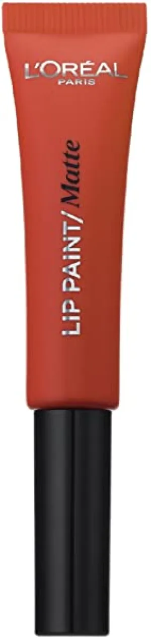 L'OREAL - Rouge à lèvres - LIP PAINT - Matte - 204 Red Actually (BL)