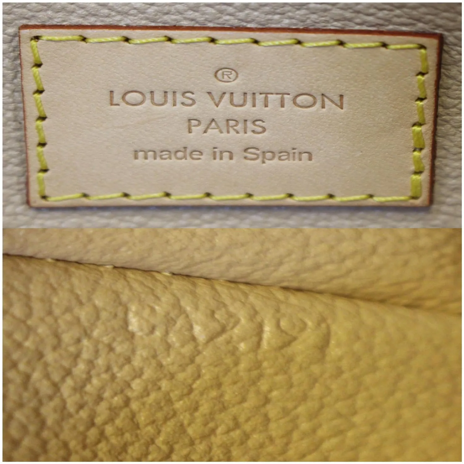 LOUIS VUITTON Damier Azur Cosmetic Pouch White