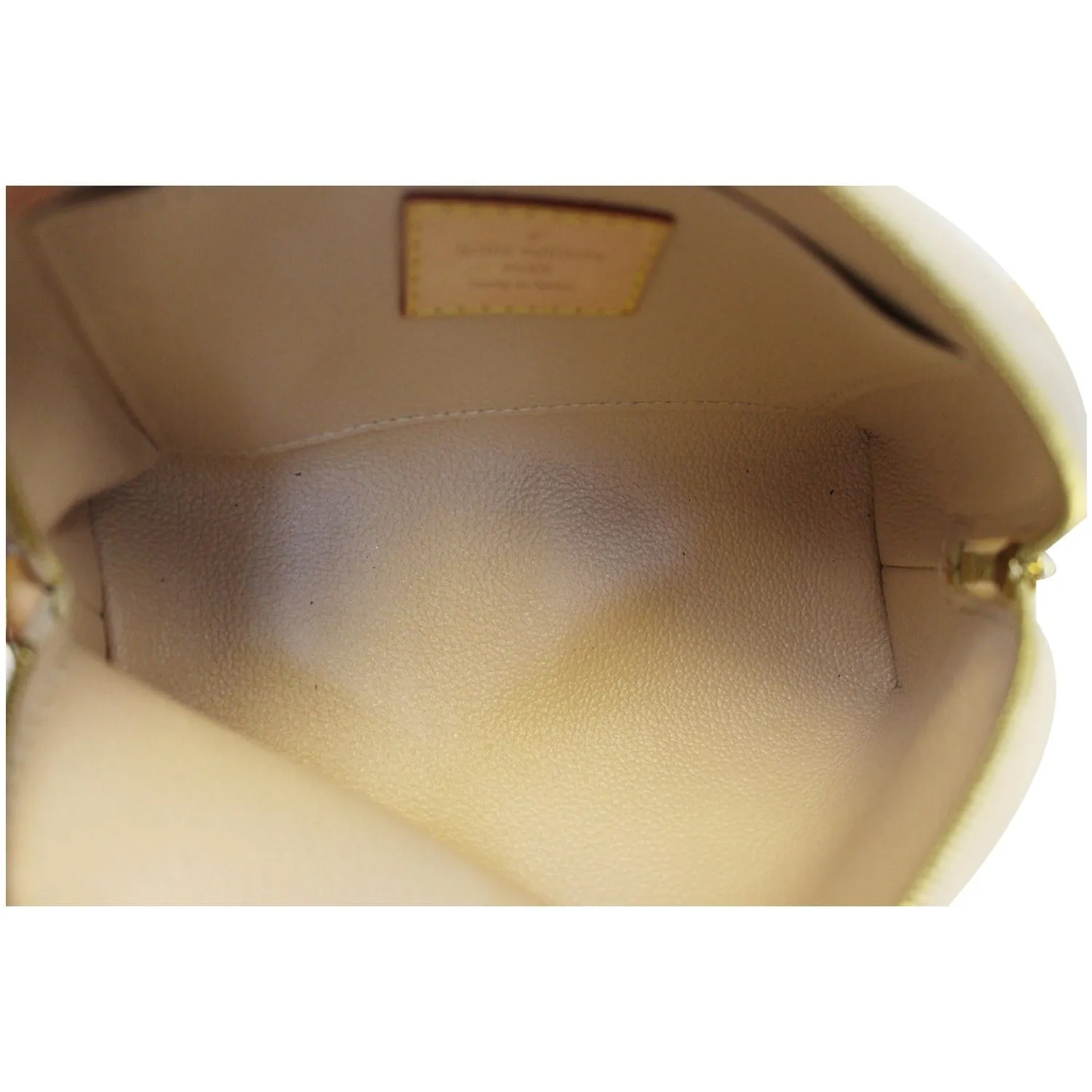LOUIS VUITTON Damier Azur Cosmetic Pouch White