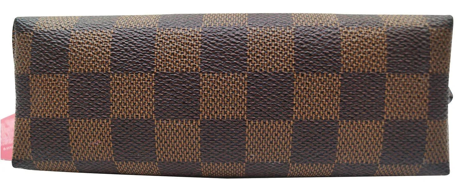 LOUIS VUITTON Damier Ebene Pochette Cosmetic Pouch