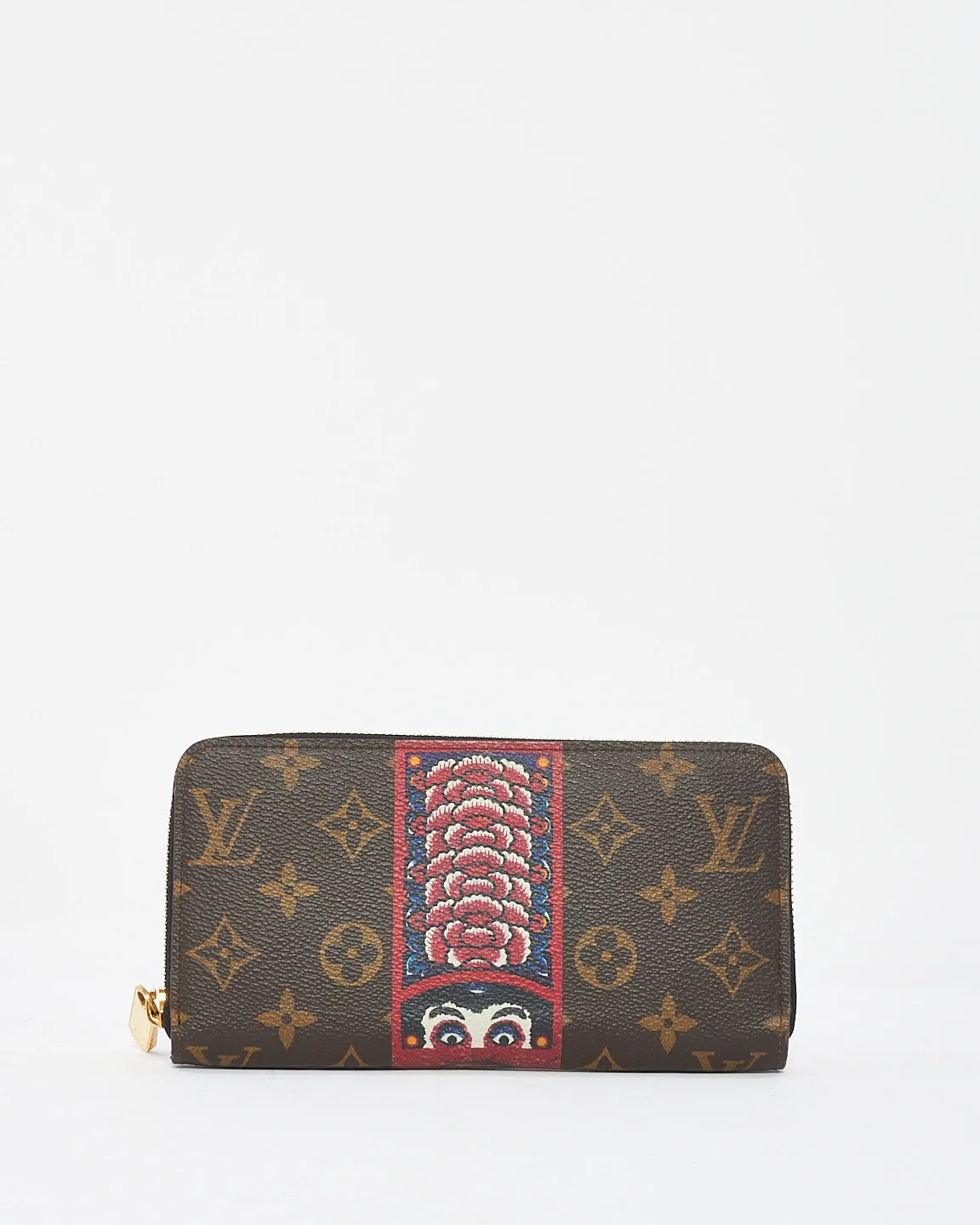 Louis Vuitton Monogram Canvas Kansai Yamamoto Kabuki Dharma Zippy Wallet